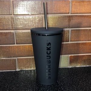 COPY - Matte Black Starbucks Tumbler